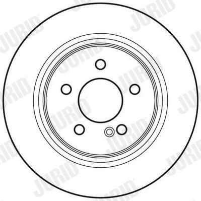 Задні дискові гальма Jurid/Bendix 562620JC ціна, від 34.99 USD