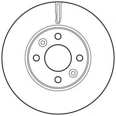 Гальмівні диски передні 562636JC Jurid/Bendix