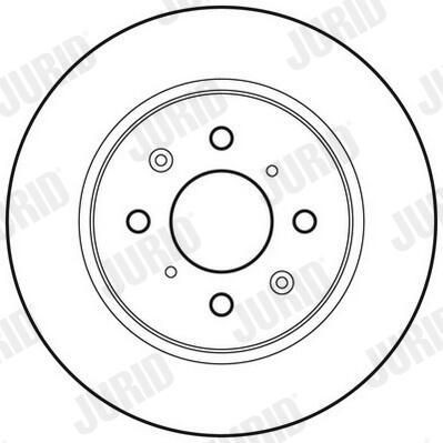 Задні дискові гальма Jurid/Bendix 562704JC ціна, від 28.32 USD