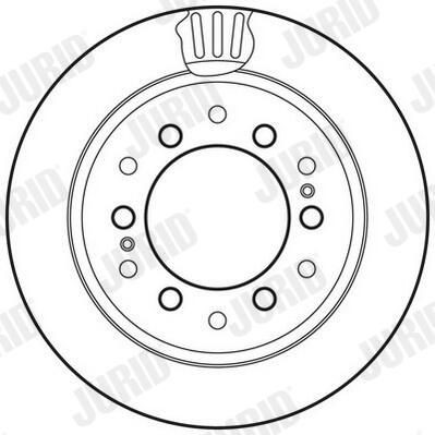 Задні дискові гальма Jurid/Bendix 562738JC ціна, від 48.84 USD