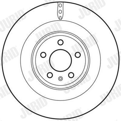 Задні дискові гальма Jurid/Bendix 562767JC ціна, від 84.55 USD