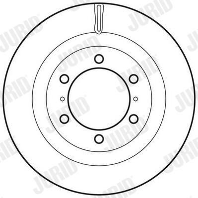 Диск переднього гальма Jurid/Bendix 562828JC ціна, від 76.75 USD