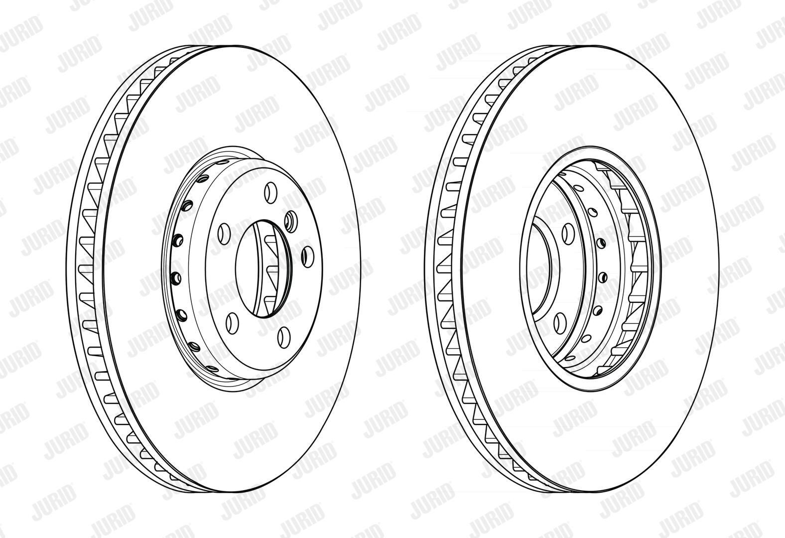 Диск переднього гальма Jurid/Bendix 563150JVC1 ціна, від 209.69 USD