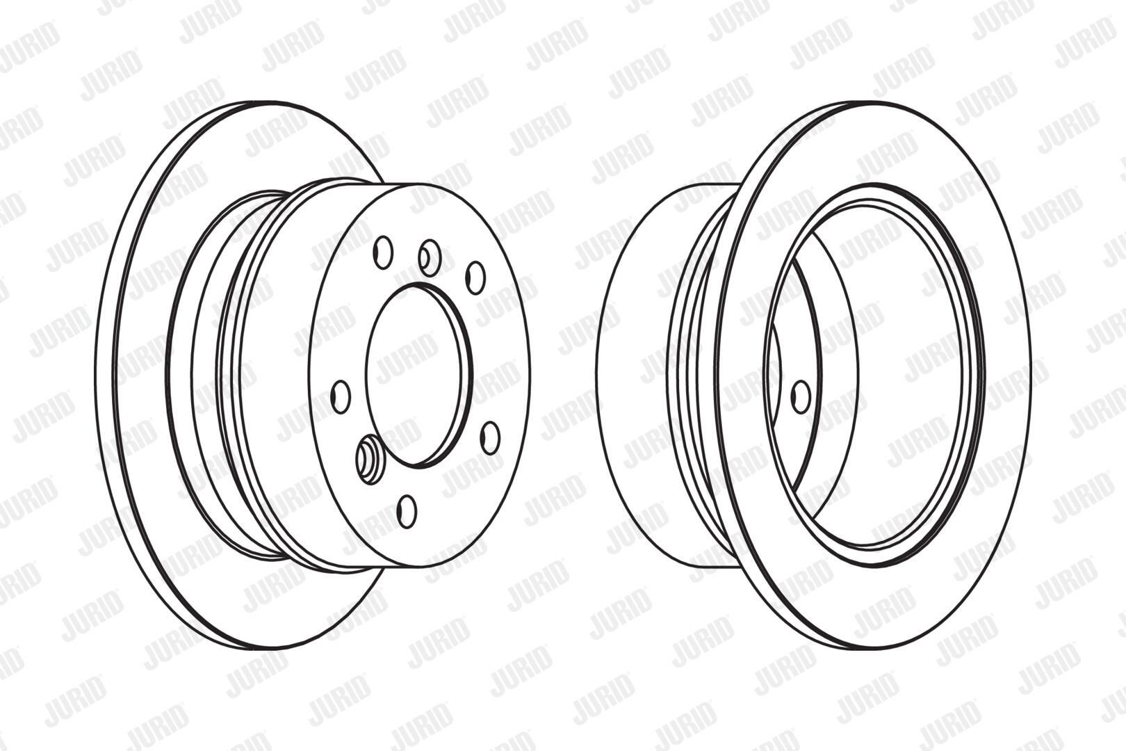 Задні дискові гальма Jurid/Bendix 567771J ціна, від 40.33 USD