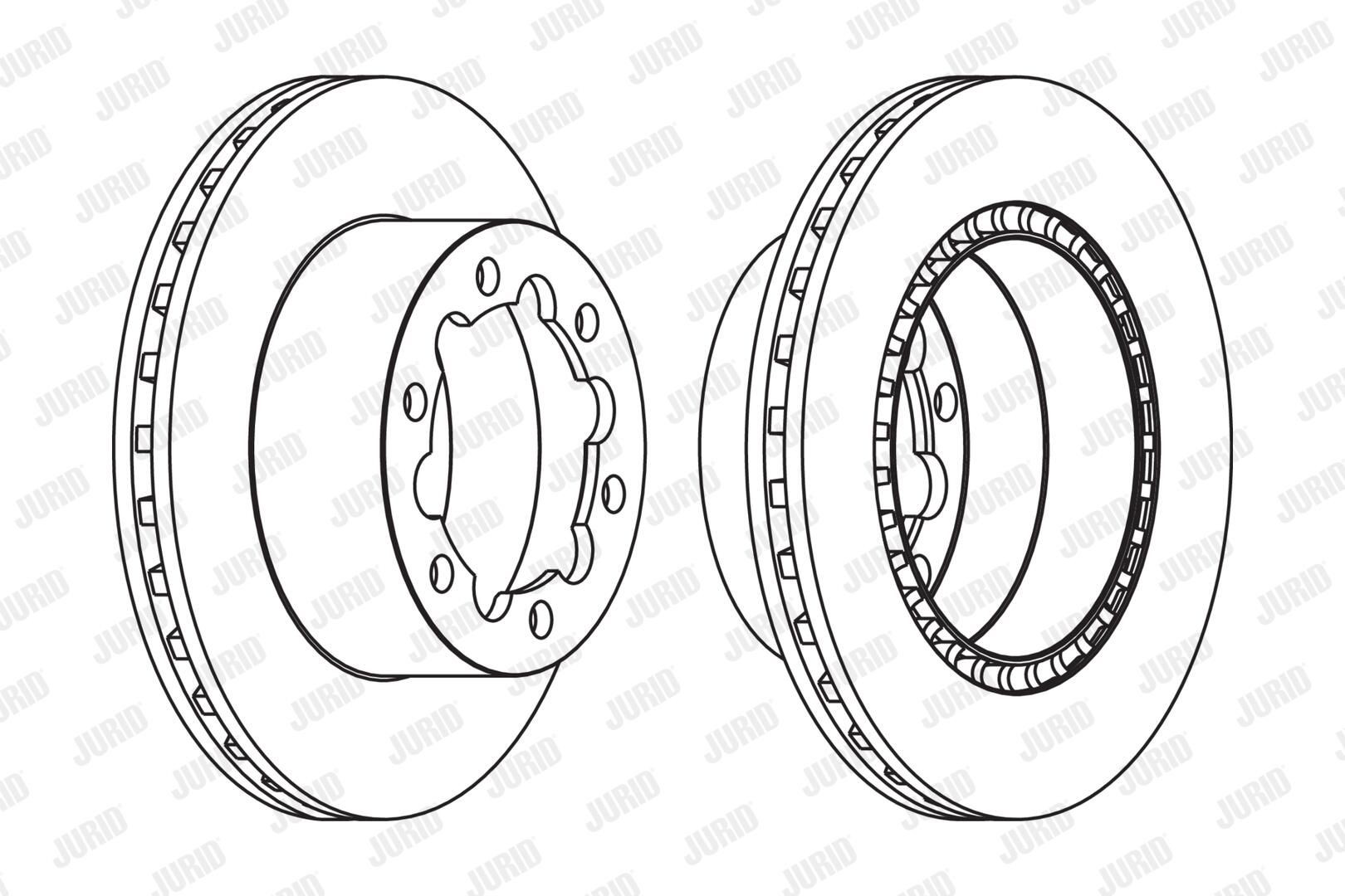 Задні дискові гальма Jurid/Bendix 569138J ціна, від 62.07 USD