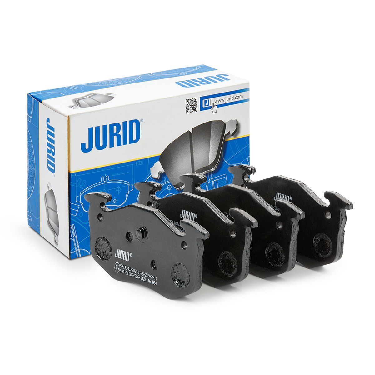 Задні гальмівні колодки 571334J Jurid/Bendix