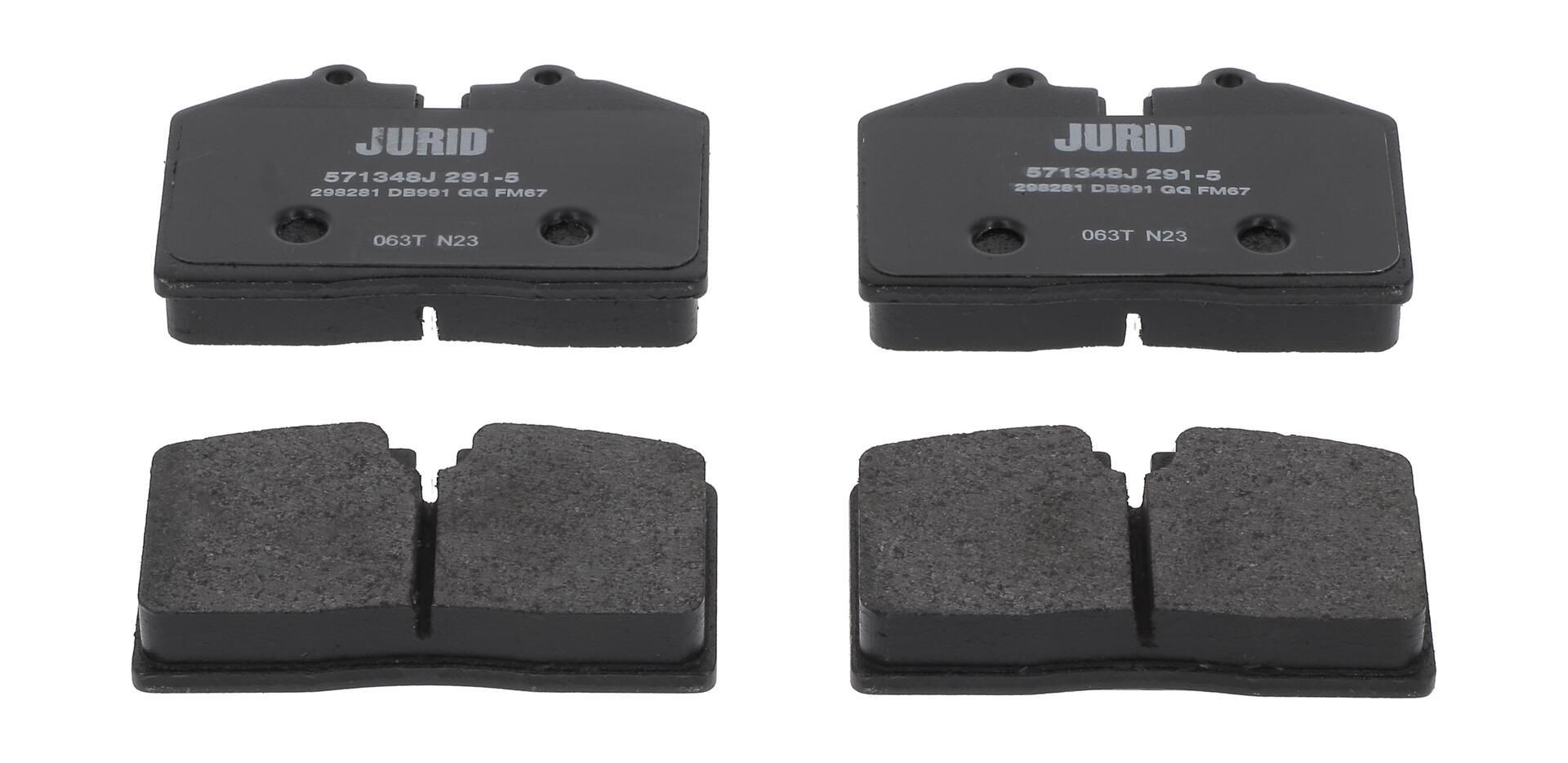 Задні гальмівні колодки Jurid/Bendix 571348J ціна, від 38.50 USD