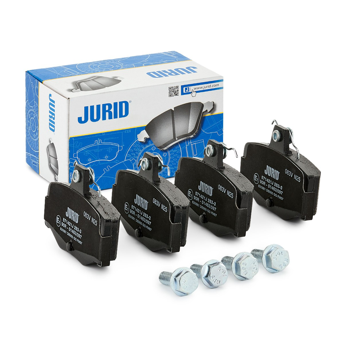 Задні гальмівні колодки Jurid/Bendix 571421J ціна, від 16.91 USD