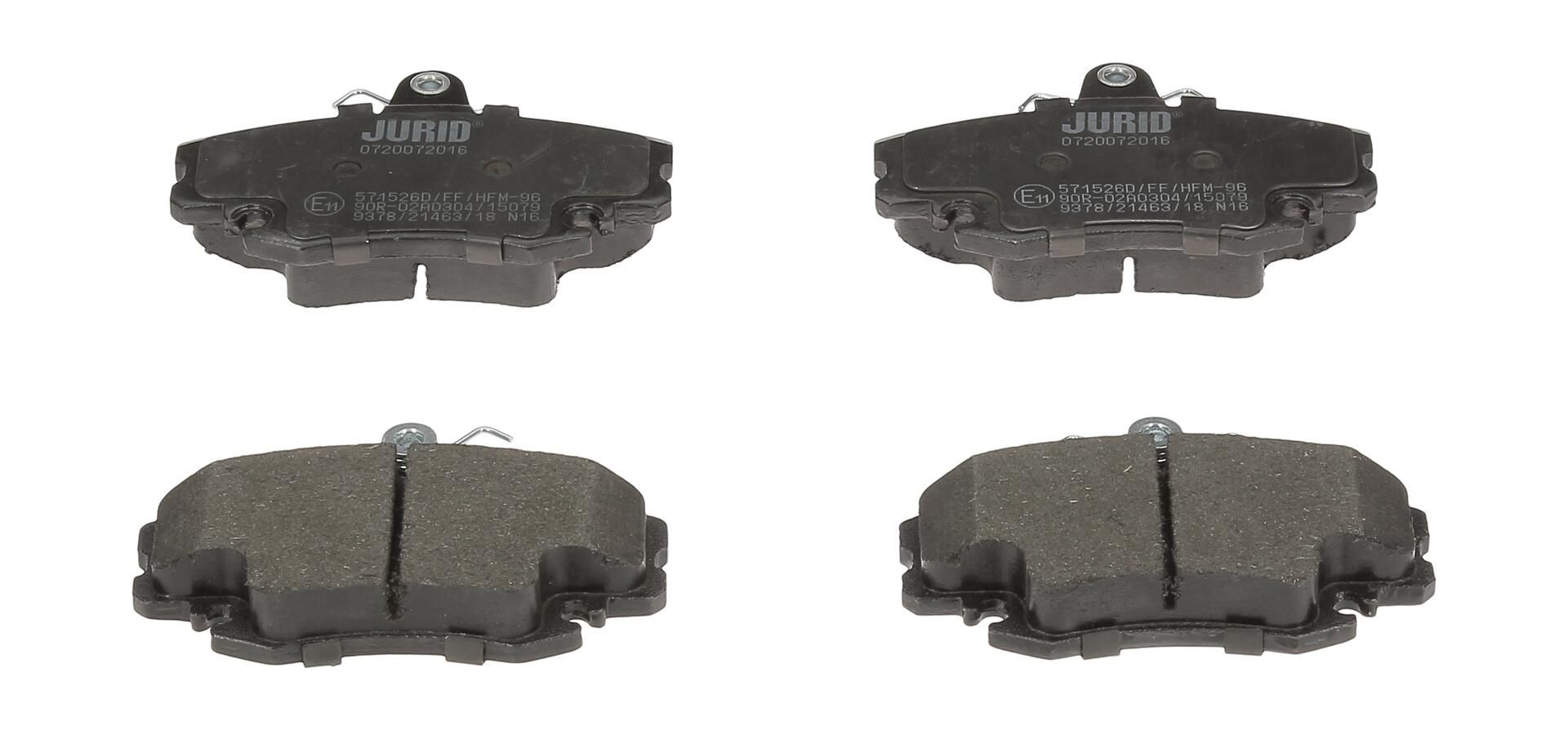 Гальмівні колодки Jurid/Bendix 571526D ціна, від 17.86 USD