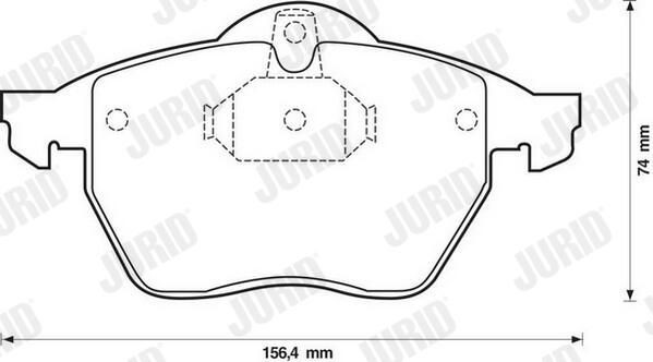 Гальмівні колодки Jurid/Bendix 571920J ціна, від 22.78 USD