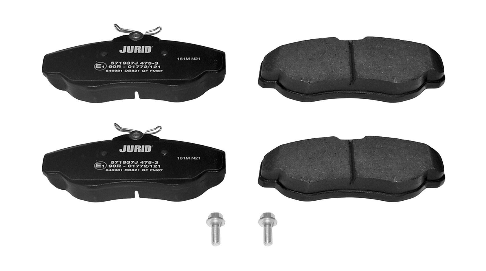 Гальмівні колодки Jurid/Bendix 571937J ціна, від 36.42 USD