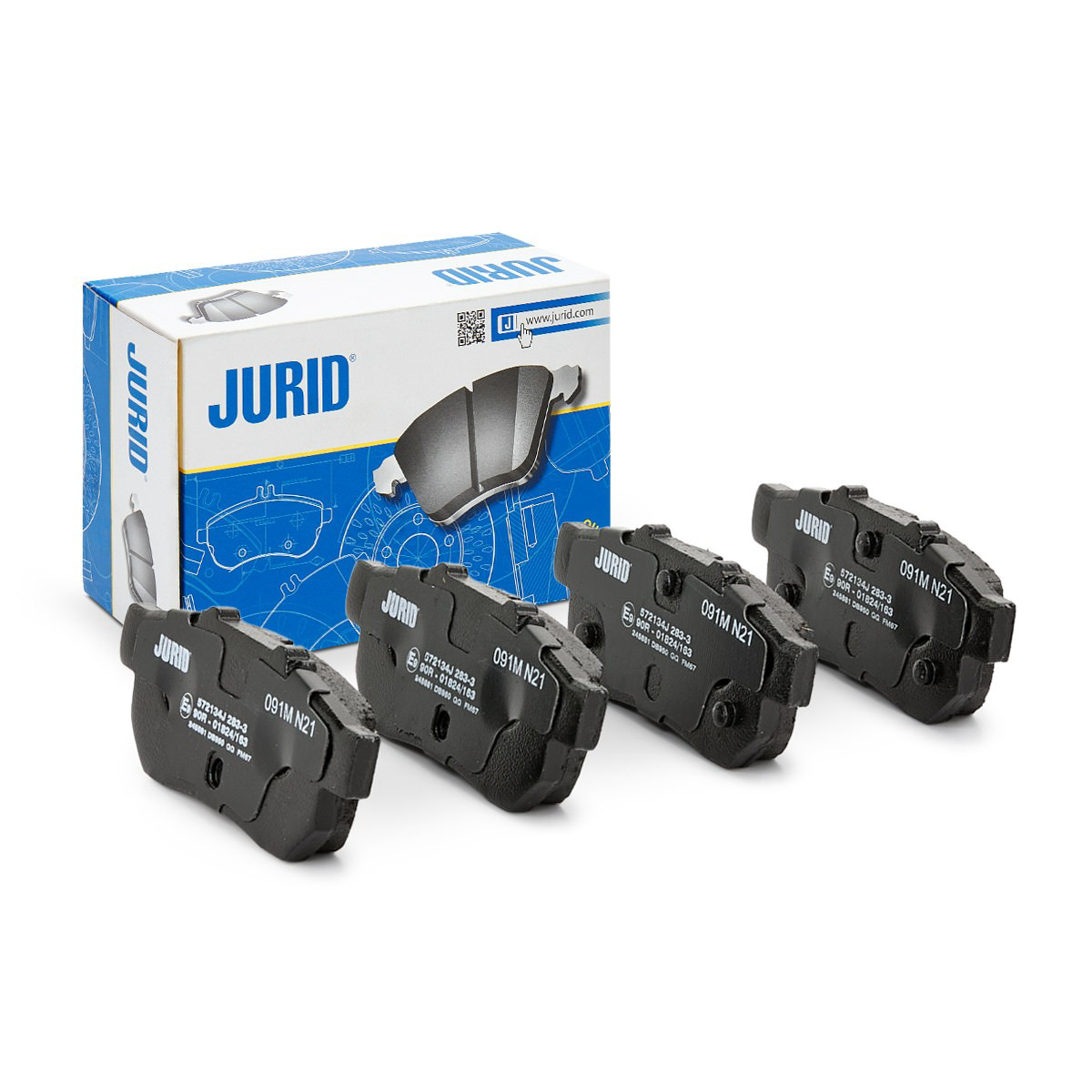 Задні гальмівні колодки Jurid/Bendix 572134J ціна, від 16.93 USD