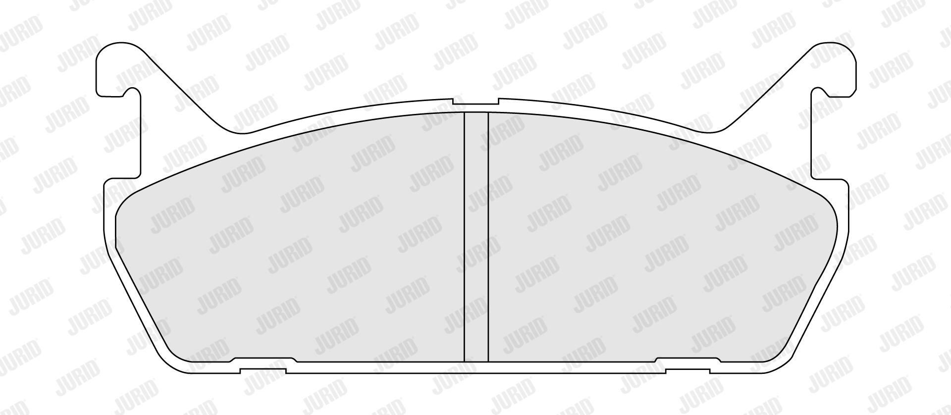 Задні гальмівні колодки Jurid/Bendix 572163J ціна, від 16.45 USD