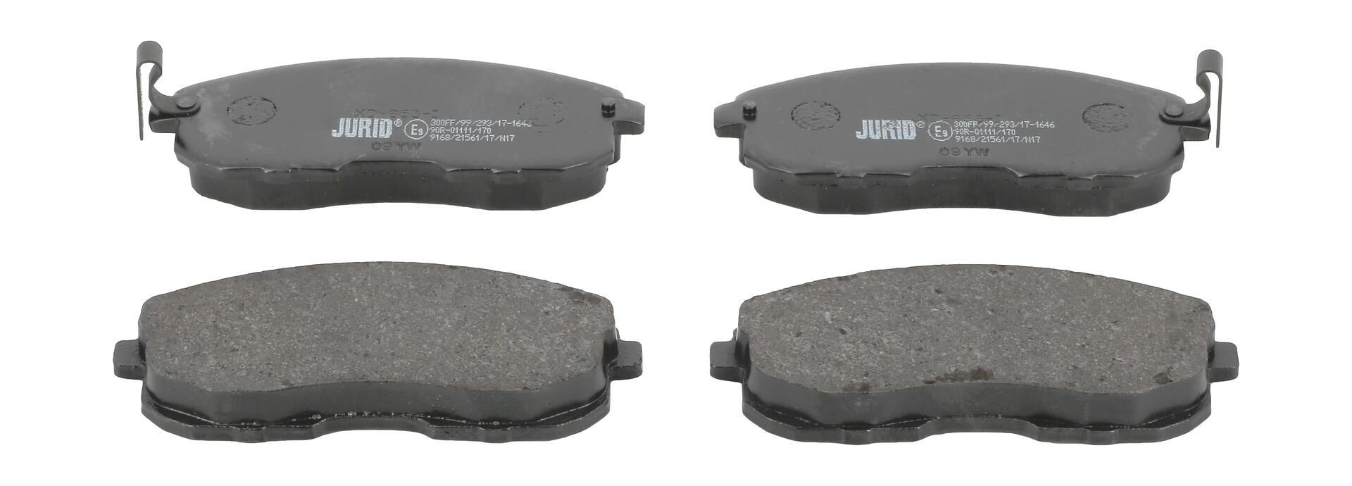 572346J Jurid/Bendix Передні гальмівні колодки