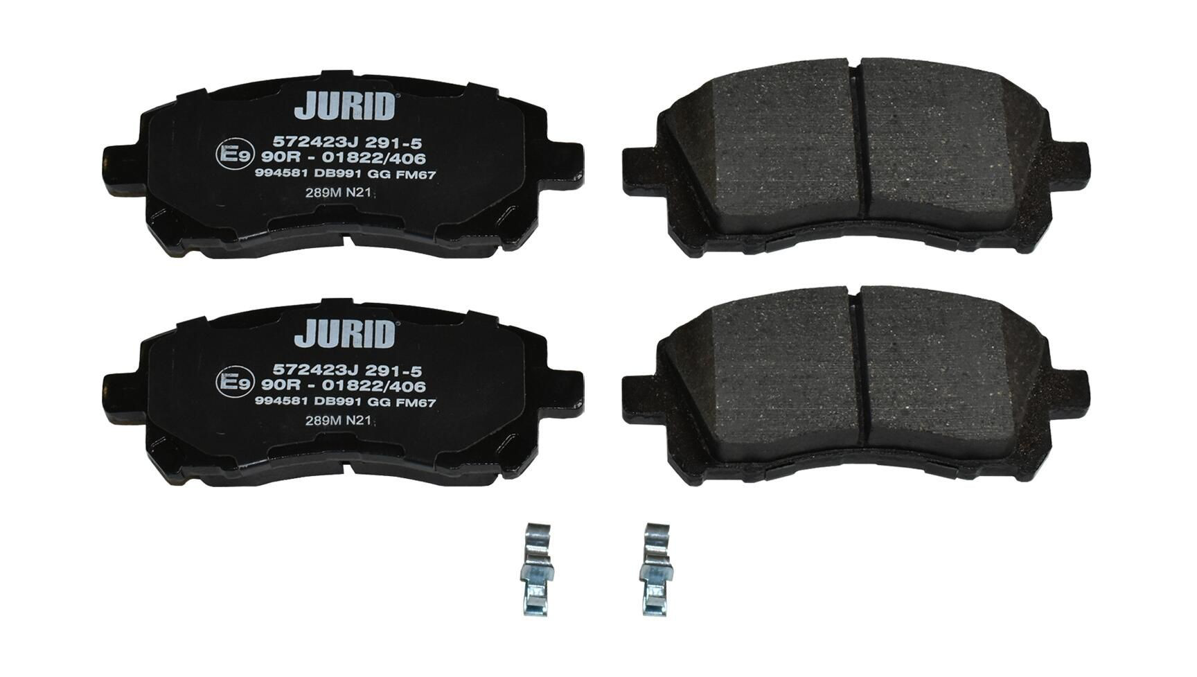 572423J Jurid/Bendix Передні гальмівні колодки