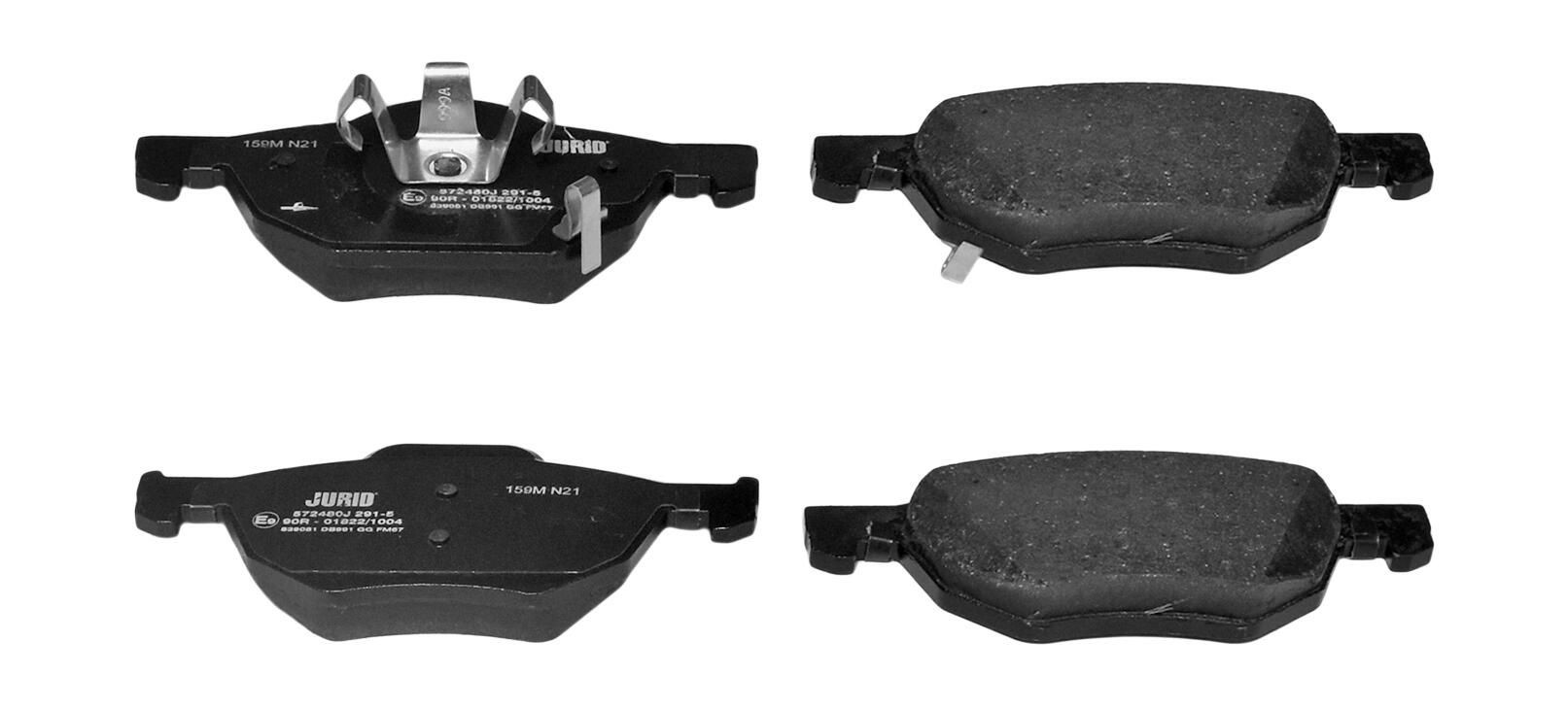 Гальмівні колодки Jurid/Bendix 572480J ціна, від 31.37 USD