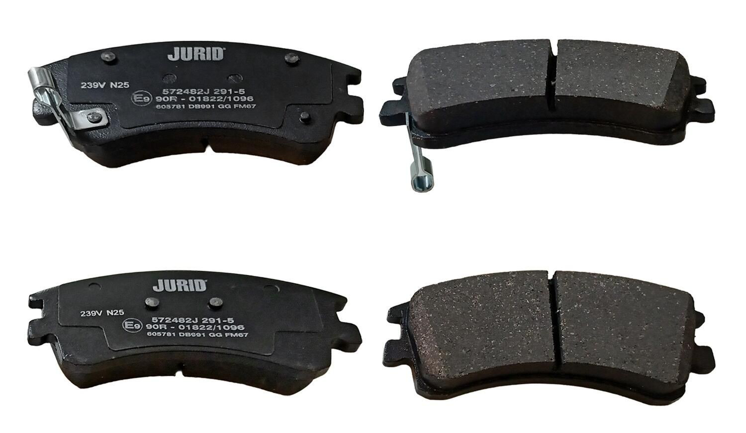 572482J Jurid/Bendix Передні гальмівні колодки