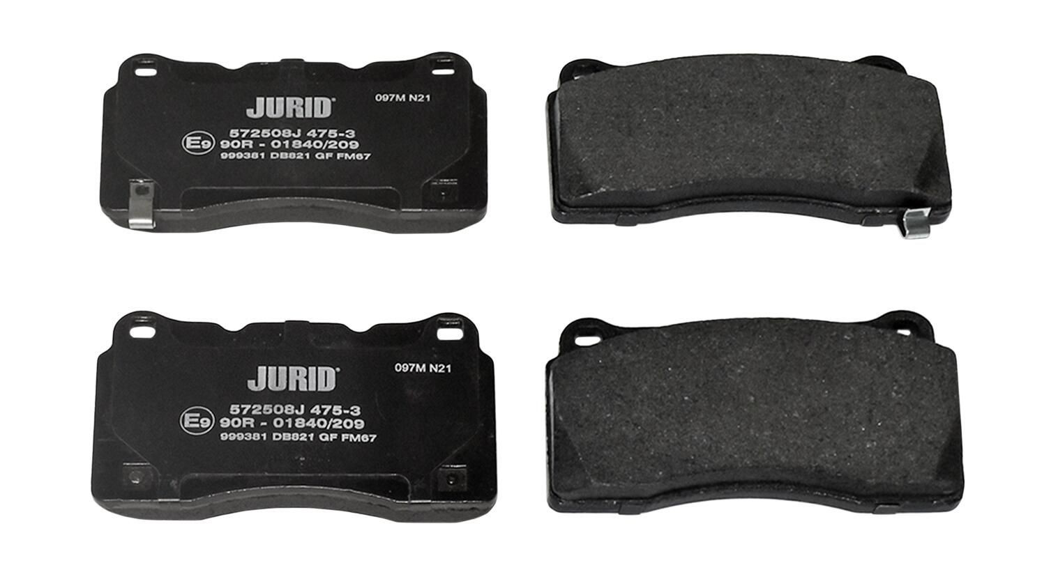 Гальмівні колодки Jurid/Bendix 572508J ціна, від 43.69 USD