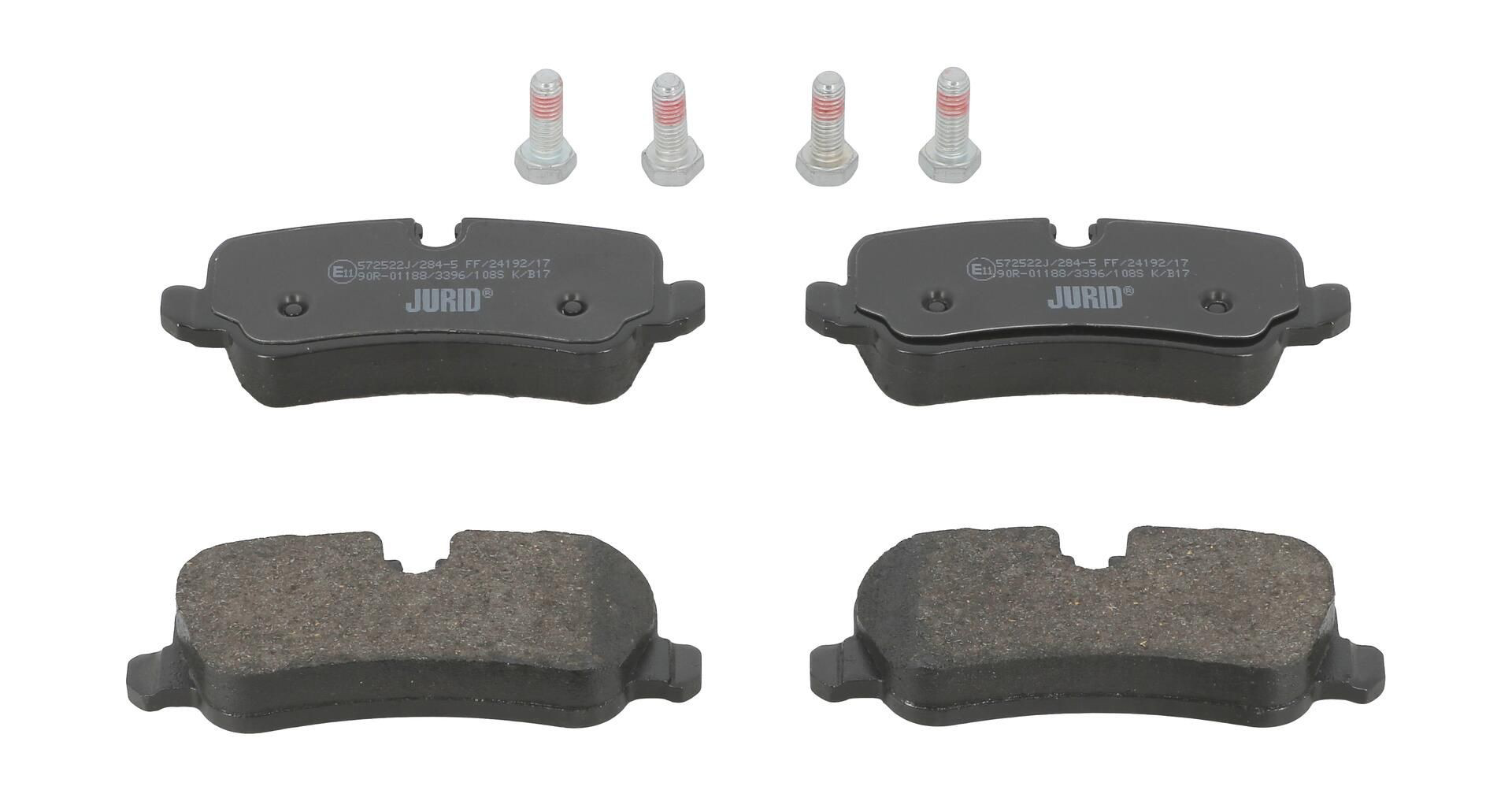 Задні гальмівні колодки Jurid/Bendix 572522J ціна, від 27.24 USD