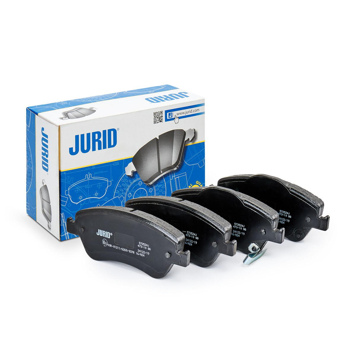 Передні тормозні колодки 572524J Jurid/Bendix