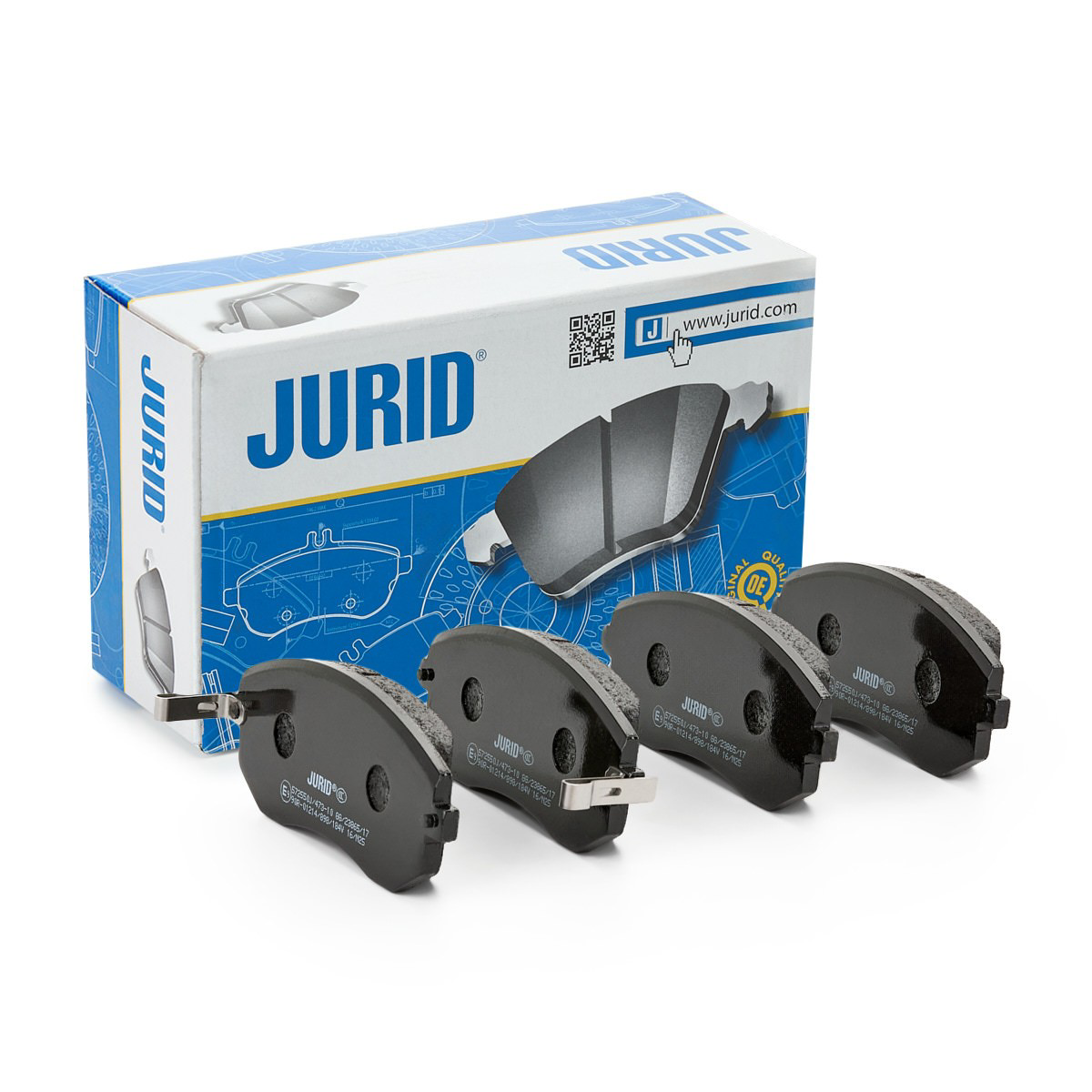 572550J Jurid/Bendix Передні гальмівні колодки