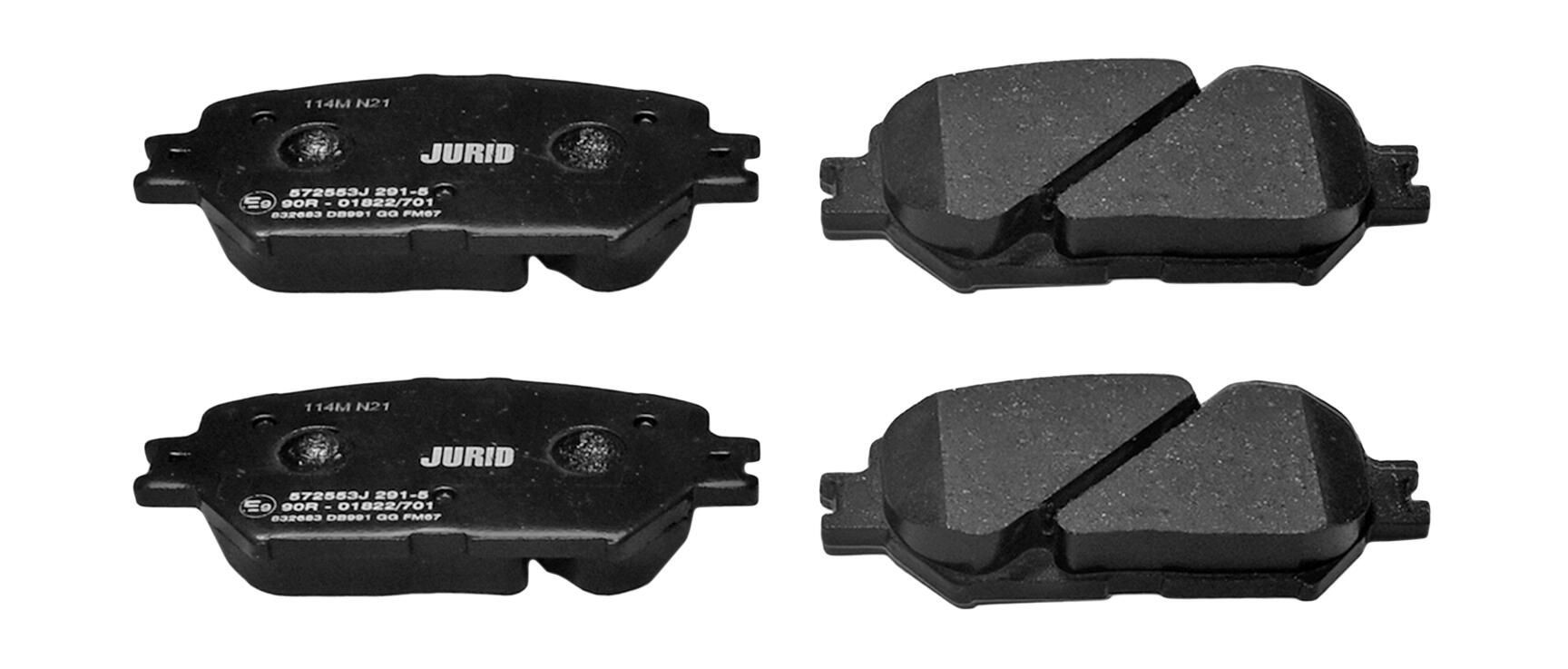 Гальмівні колодки Jurid/Bendix 572553J ціна, від 22.80 USD