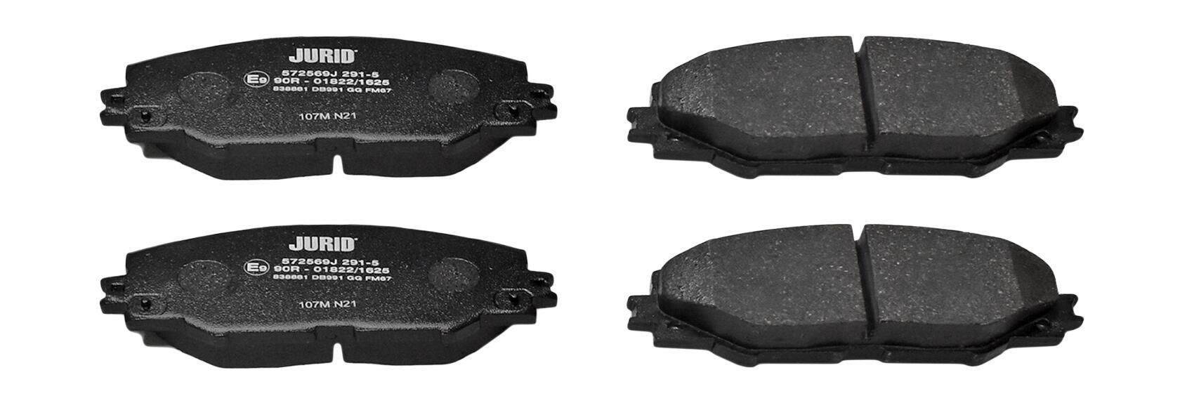 Гальмівні колодки Jurid/Bendix 572569J ціна, від 28.97 USD
