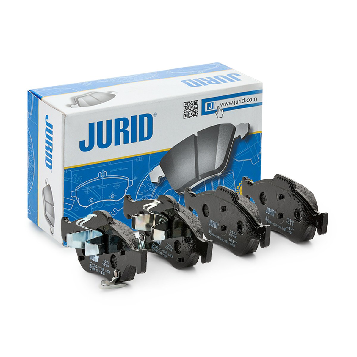 572576J Jurid/Bendix Передні гальмівні колодки