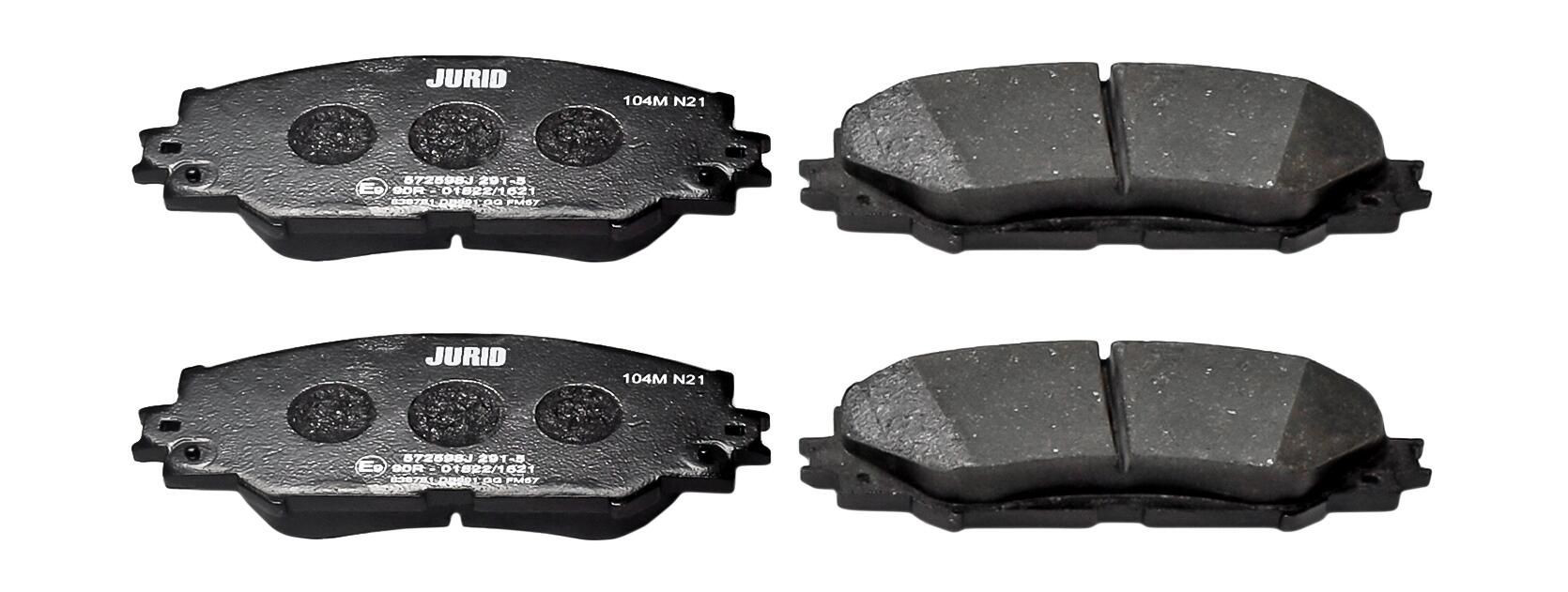 Гальмівні колодки Jurid/Bendix 572598J ціна, від 24.63 USD