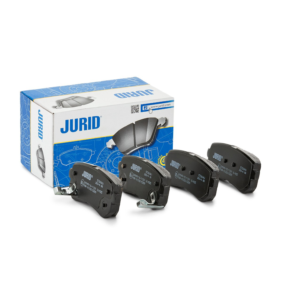 572604J Jurid/Bendix Колодки гальмівні задні, дискові