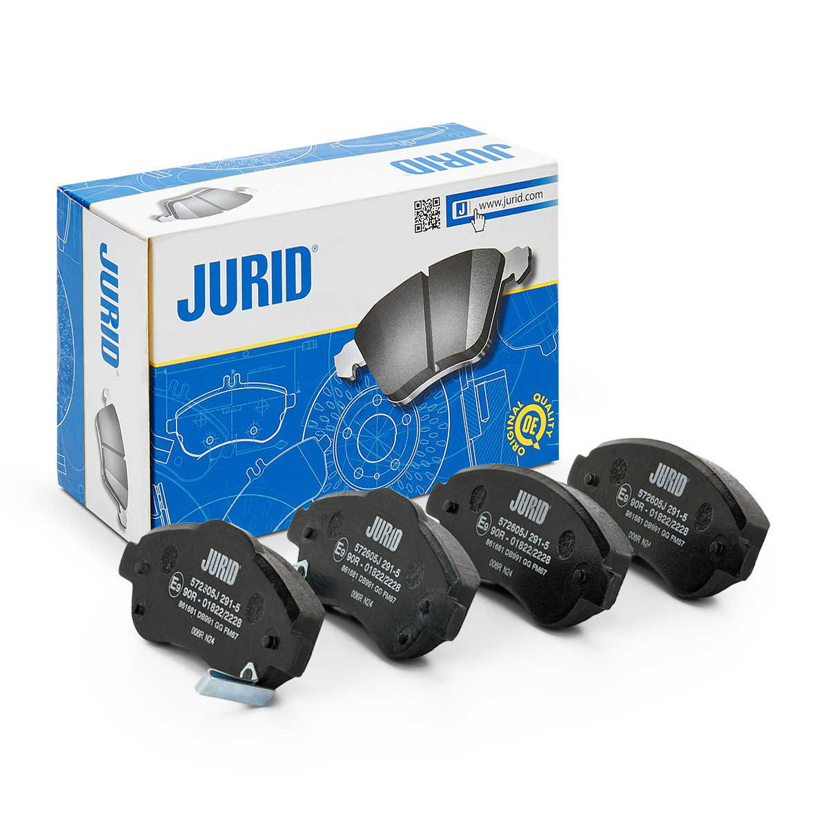 Гальмівні колодки Jurid/Bendix 572605J ціна, від 33.82 USD