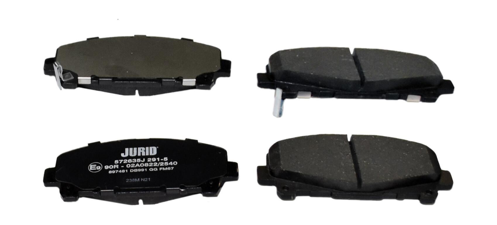 Гальмівні колодки Jurid/Bendix 572635J ціна, від 28.27 USD