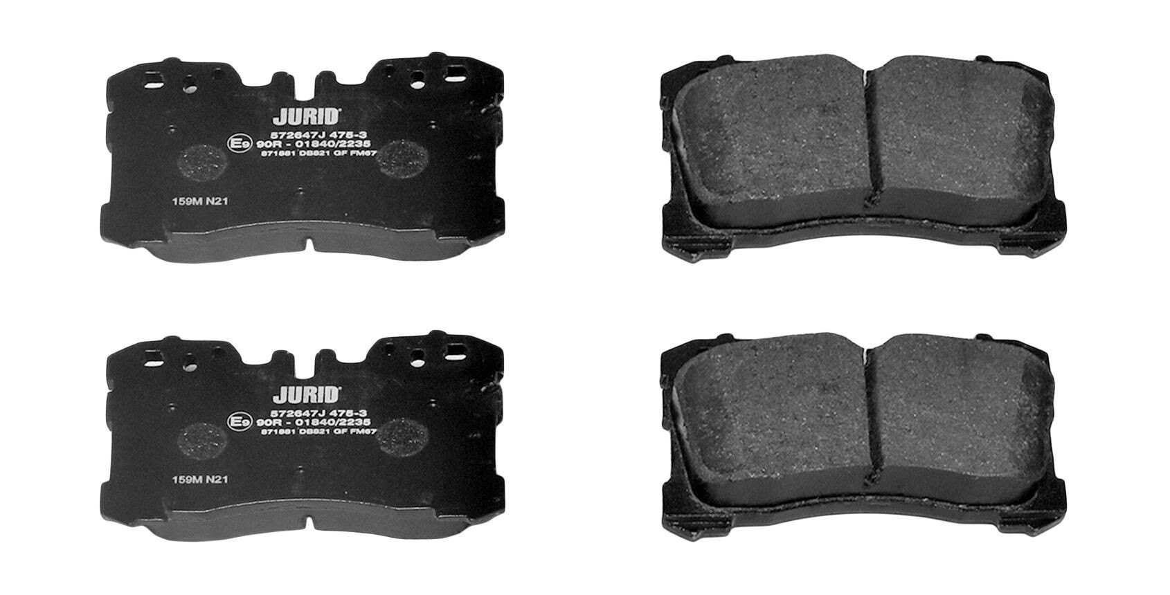 Гальмівні колодки Jurid/Bendix 572647J ціна, від 44.34 USD