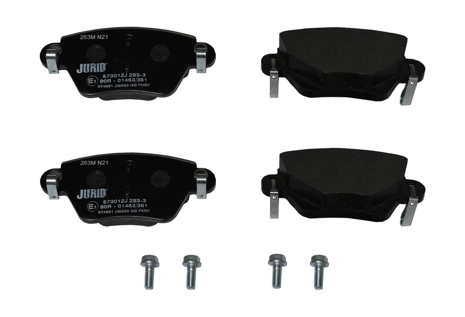 Задні гальмівні колодки Jurid/Bendix 573012J ціна, від 17.86 USD