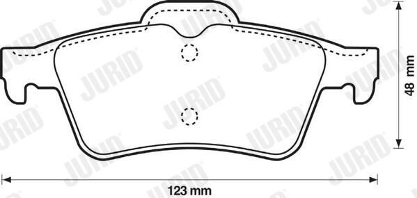 Задні гальмівні колодки Jurid/Bendix 573018J ціна, від 17.92 USD