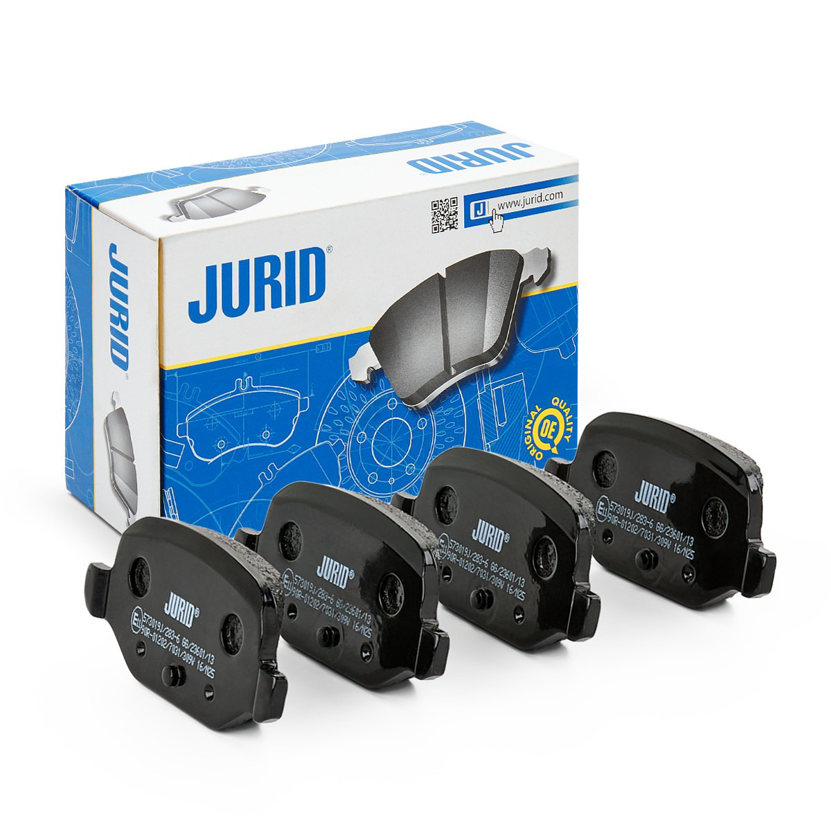 Задні гальмівні колодки Jurid/Bendix 573019J ціна, від 23.21 USD