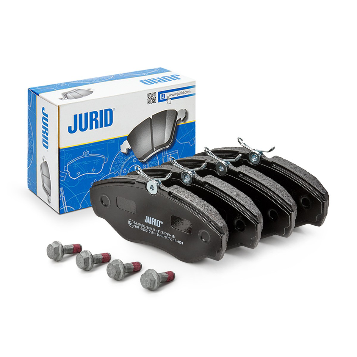 Передні тормозні колодки 573058J Jurid/Bendix