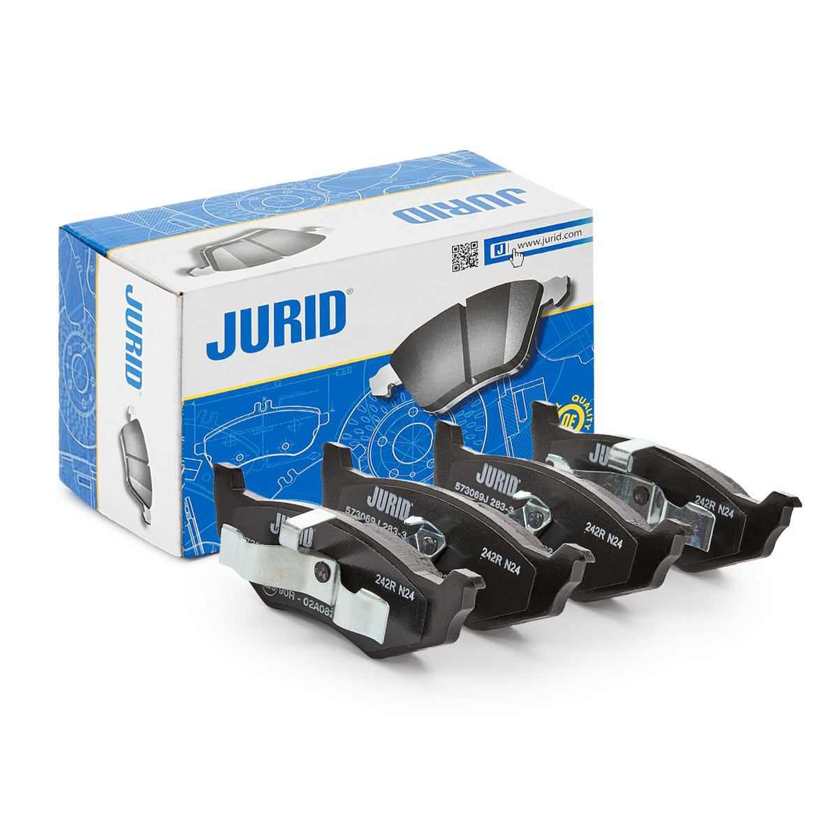573069J Jurid/Bendix Колодки гальмівні задні, дискові