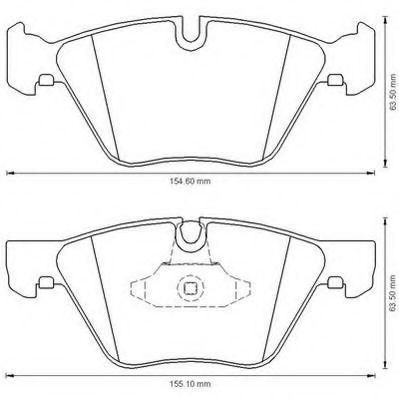 Тормозні колодки Jurid/Bendix 573151J