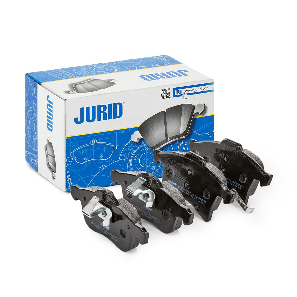 Передні тормозні колодки 573153D Jurid/Bendix