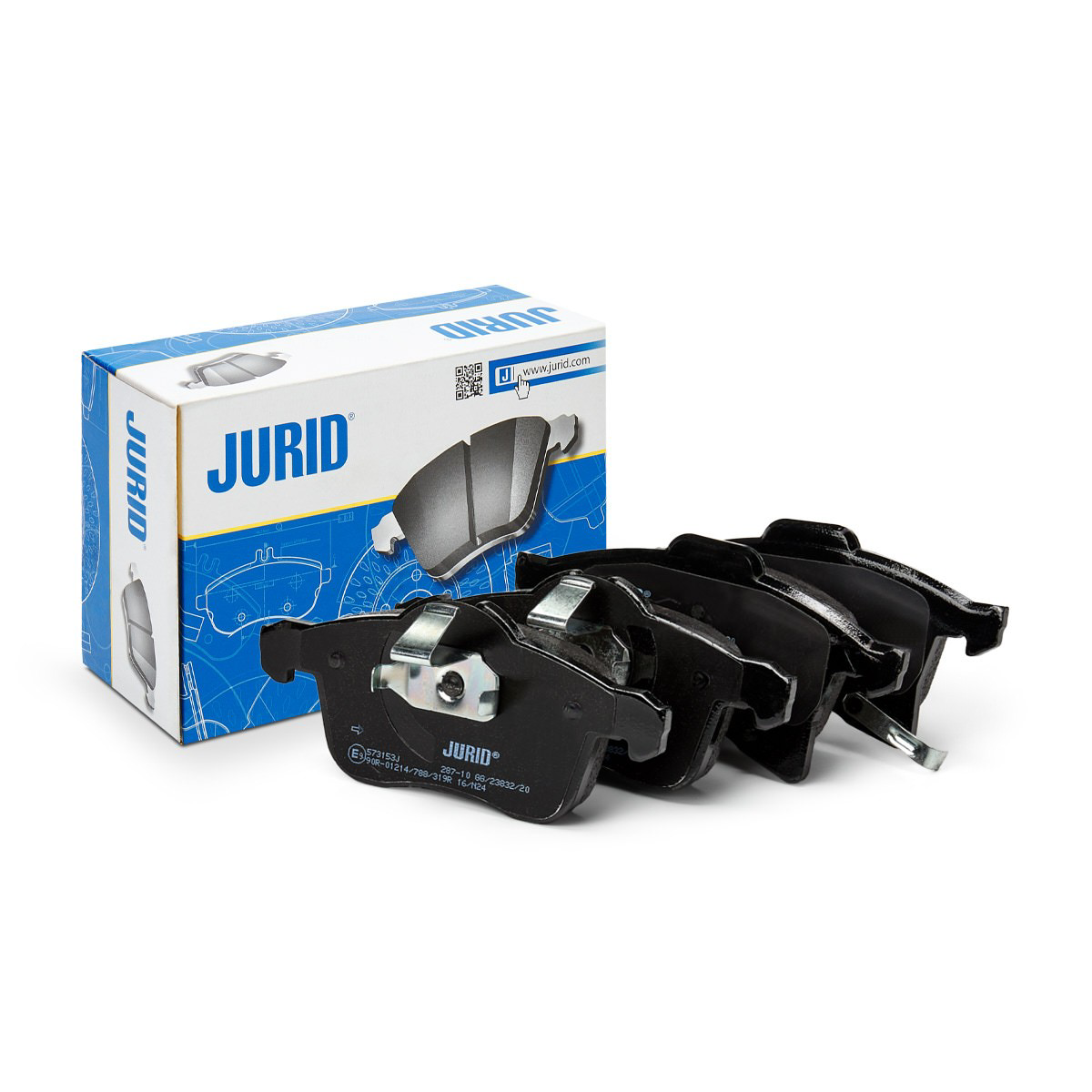 Передні тормозні колодки 573153J Jurid/Bendix