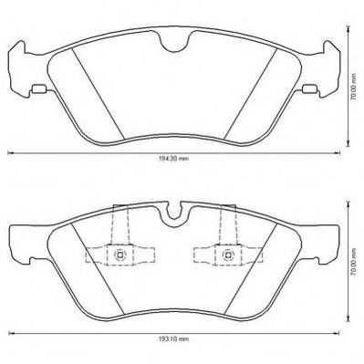 Тормозні колодки Jurid/Bendix 573175J