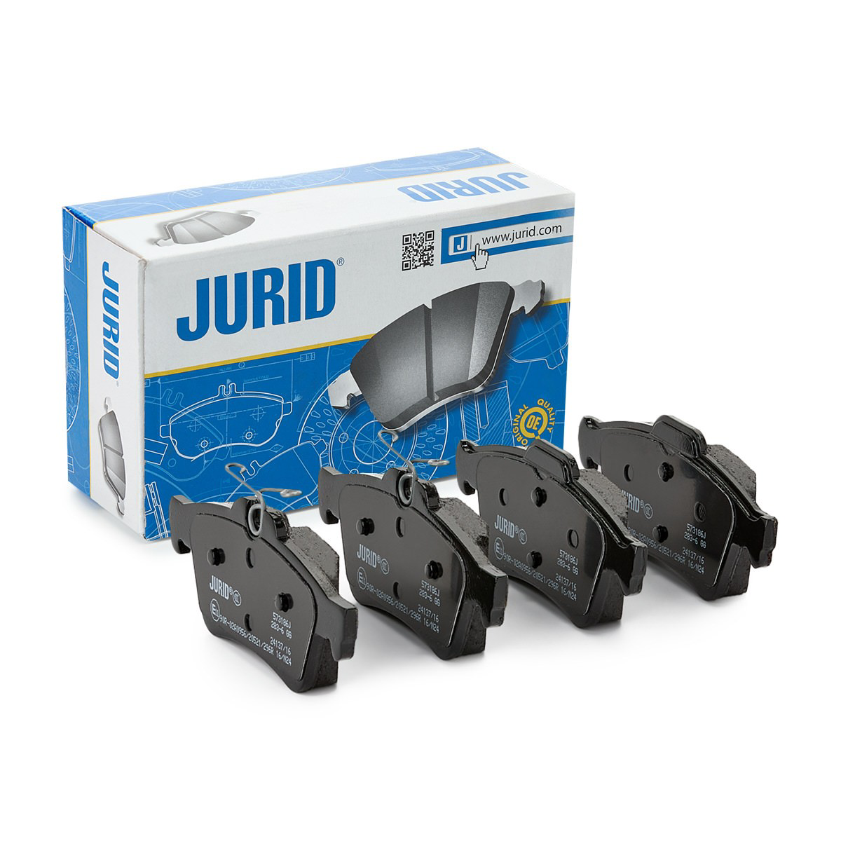 Задні гальмівні колодки Jurid/Bendix 573186J ціна, від 25.05 USD