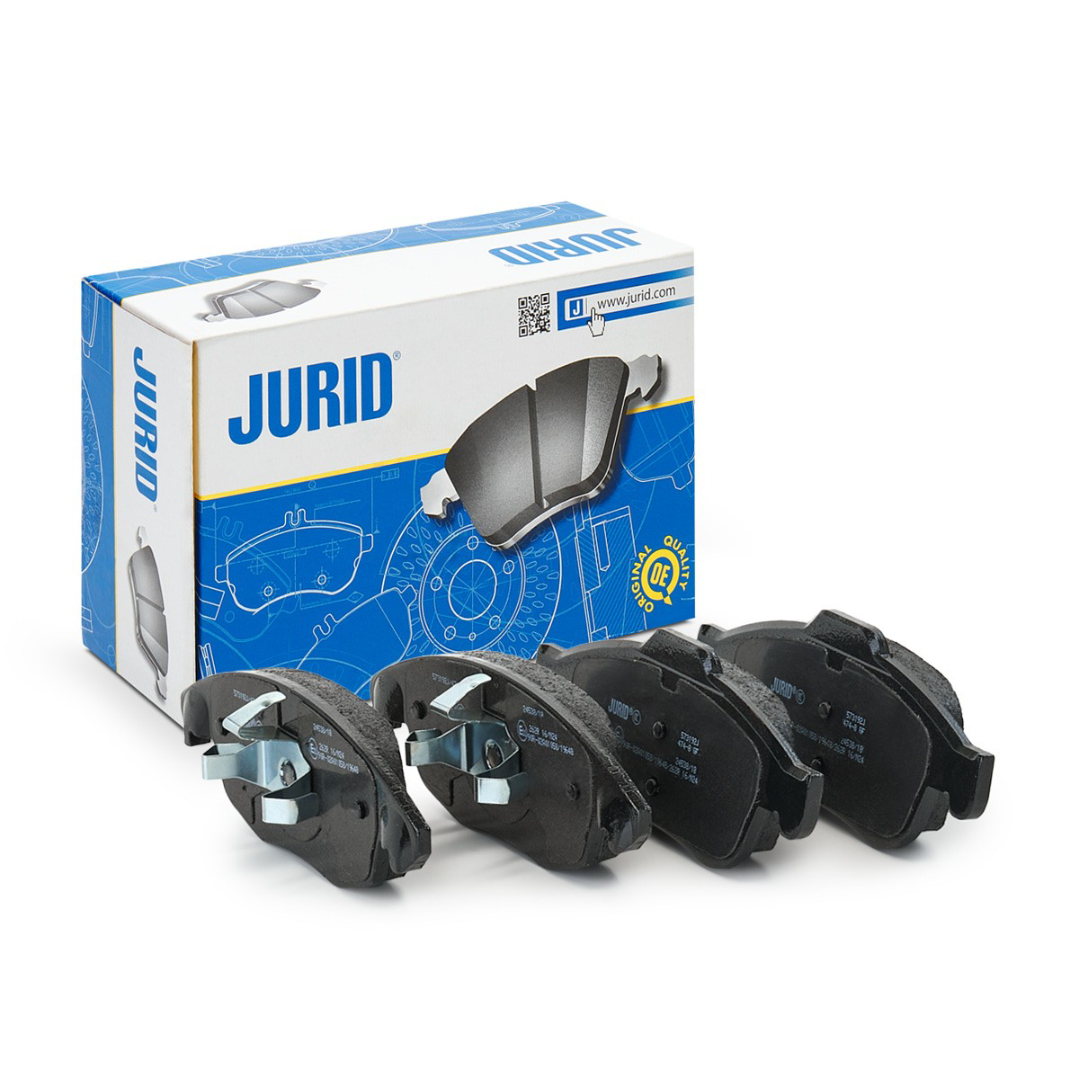573192J Jurid/Bendix Передні гальмівні колодки