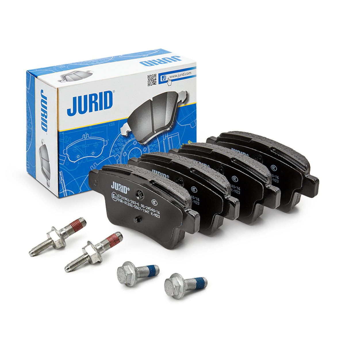 Задні дискові колодки Jurid/Bendix 573194J