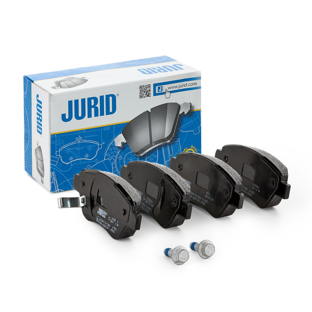 Передні тормозні колодки 573204J Jurid/Bendix