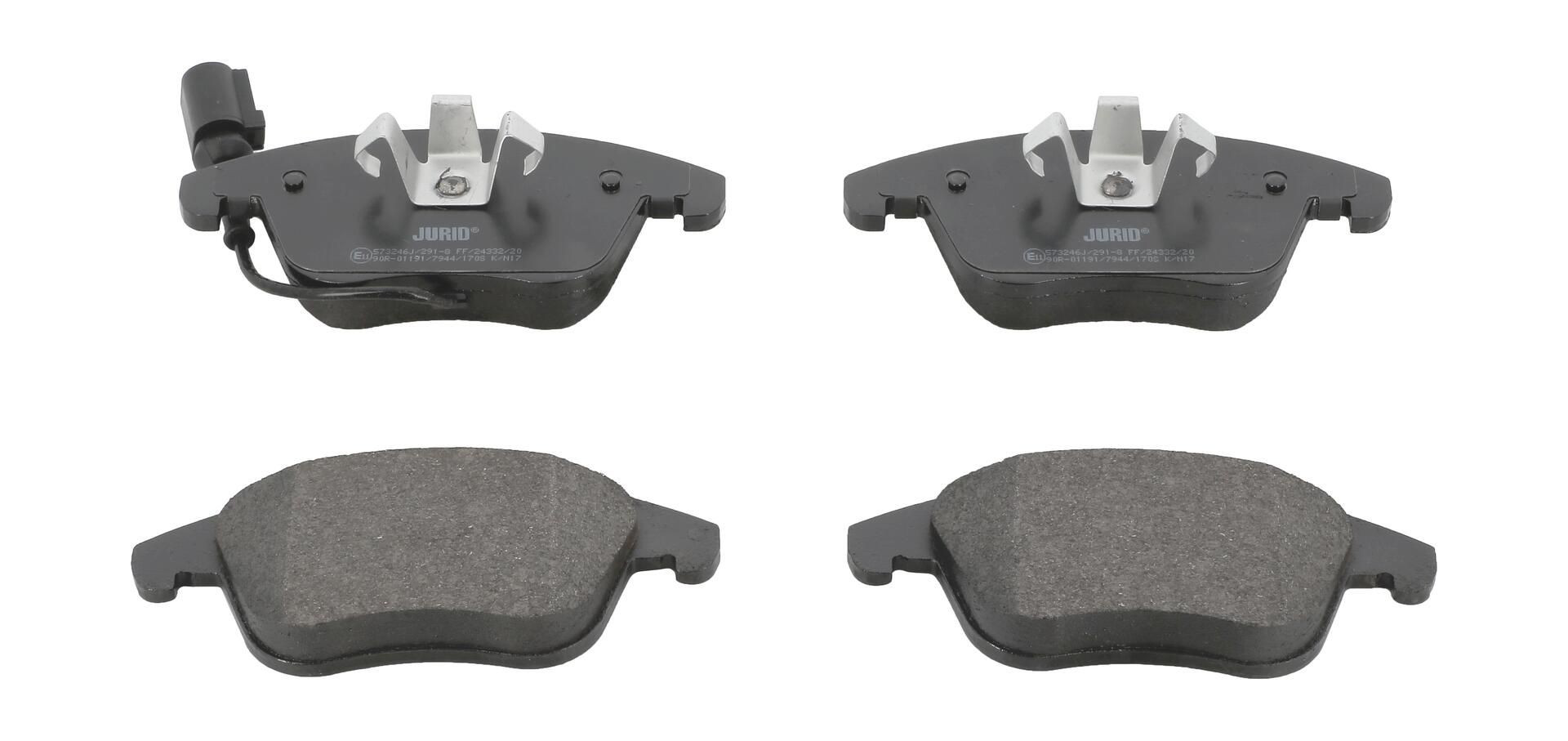 Гальмівні колодки Jurid/Bendix 573246J ціна, від 42.40 USD
