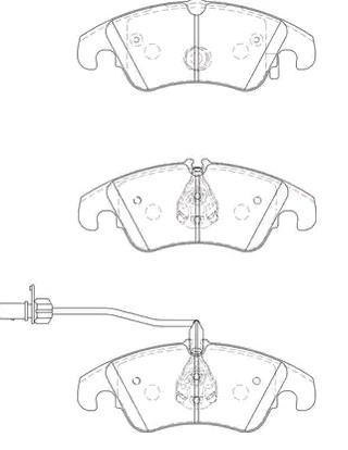 Купити 573247JC Jurid/Bendix Колодки гальмівні передні, дискові