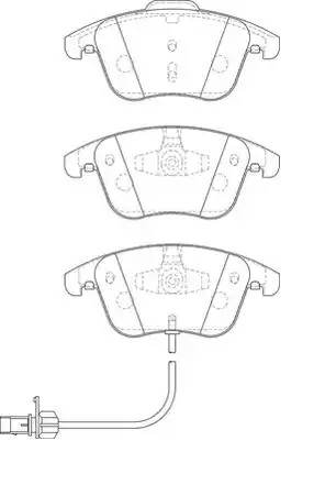 Купити 573258J Jurid/Bendix Колодки гальмівні передні, дискові
