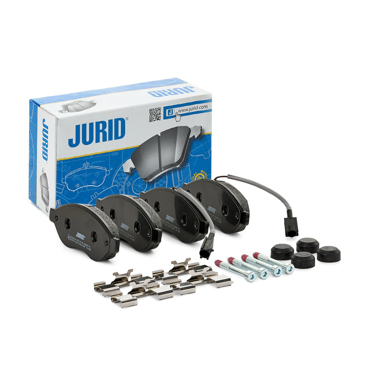 Передні тормозні колодки 573260J Jurid/Bendix